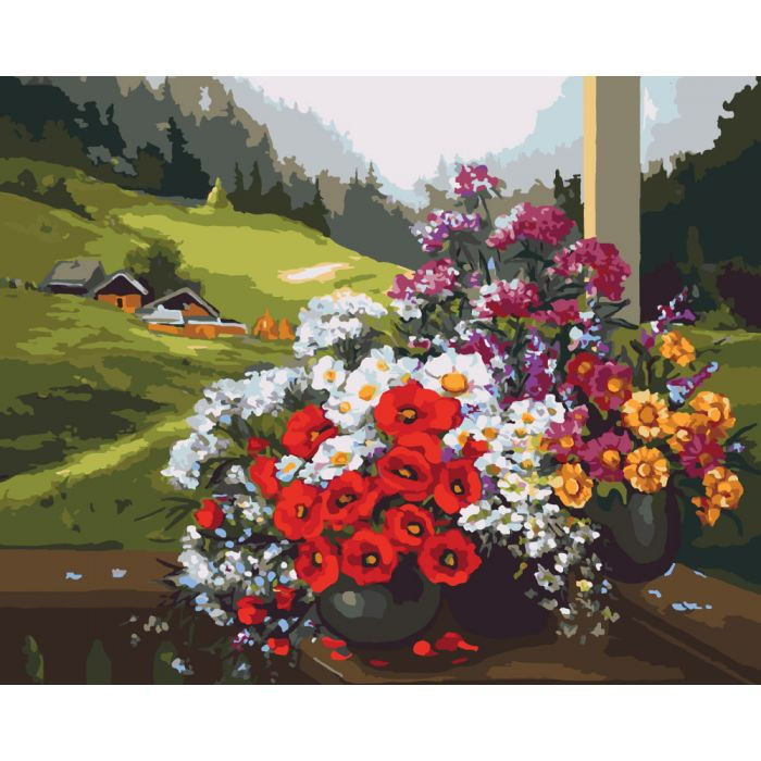 

Картина по номерам Идейка "Родной край" 40*50 см