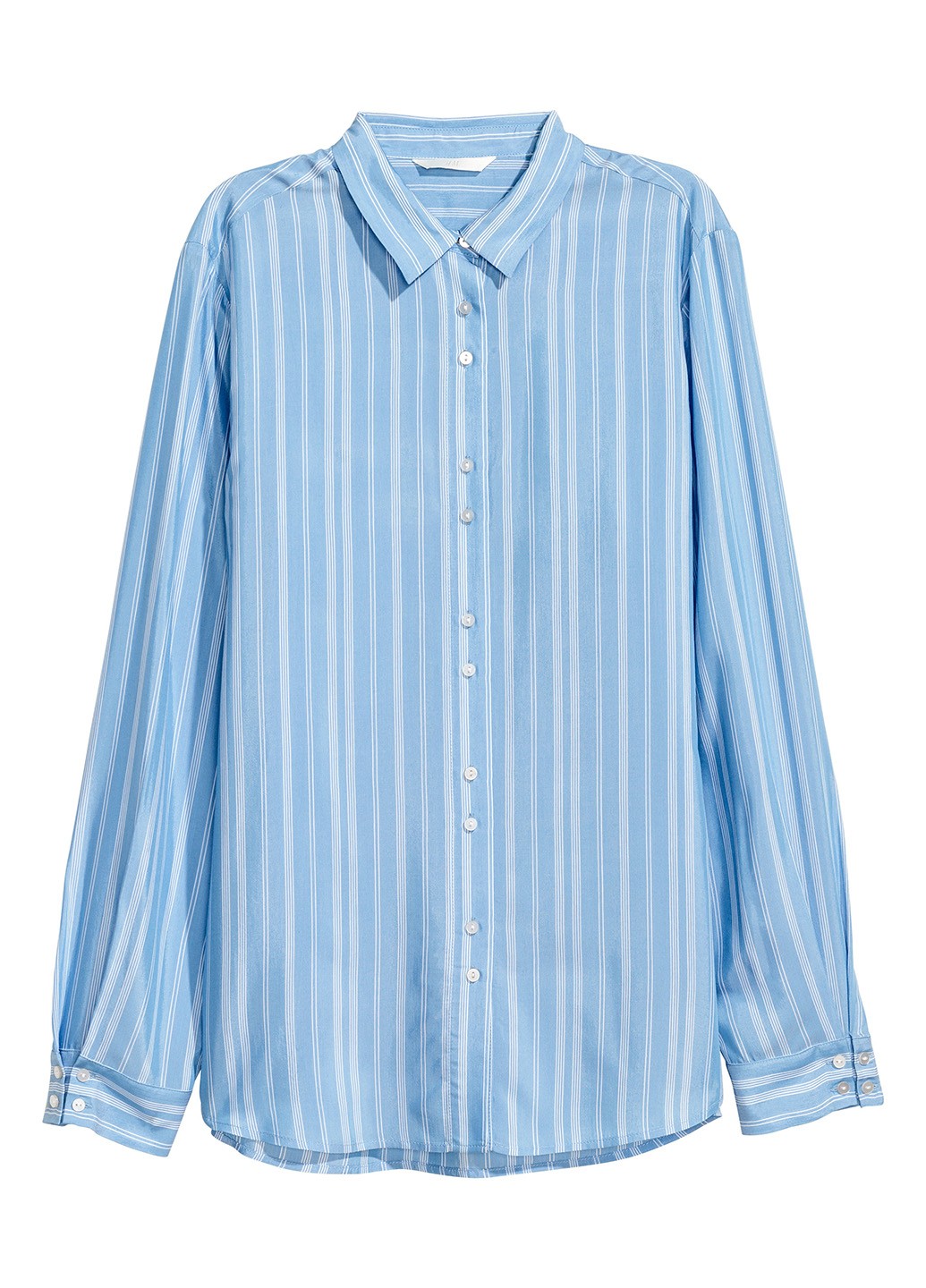 

Рубашка H&M  Голубой 0523011, Рубашка H&M 38 Голубой 0523011