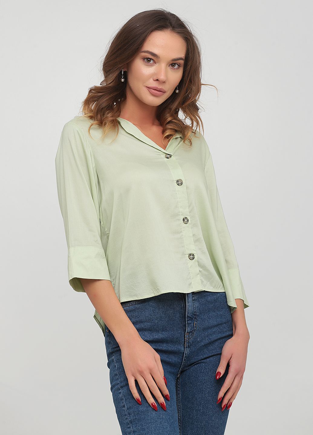 

Блуза H&M  Салатовый 0816241_01, Блуза H&M 42 Салатовый 0816241_01