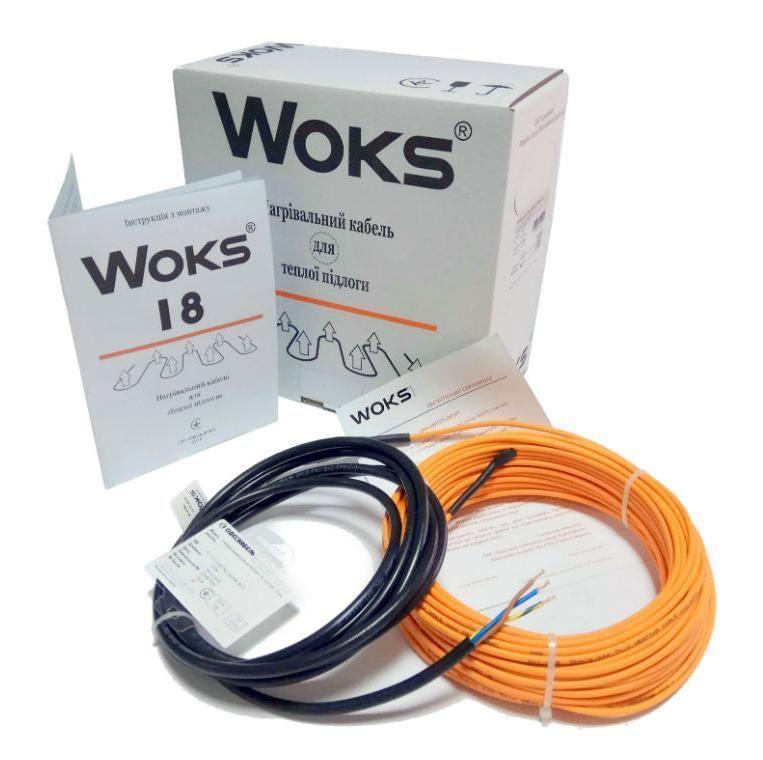 

Теплый пол Woks 18 730 Вт 40 м /4.0 - 5 м2/ (9479729)