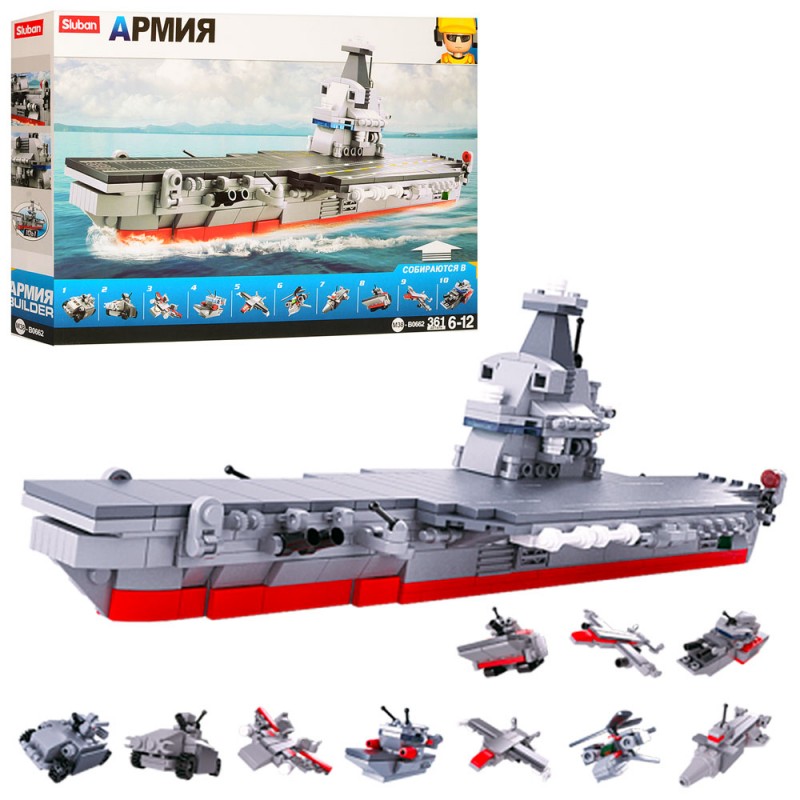 

Конструктор детский Sluban для мальчика 361 деталей M38-B0662