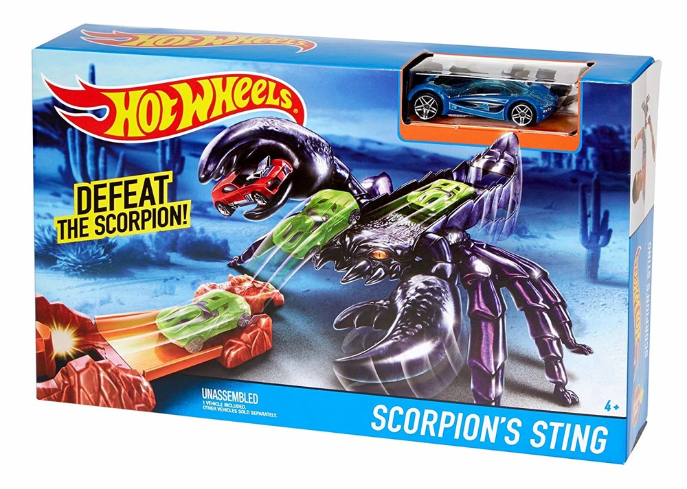 

Автотрек Hot Wheels Город Чудовищ Жало скорпиона Хот Вилс (DWK96)