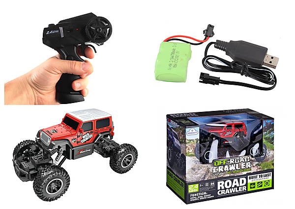 

Красный автомобиль OFF-ROAD CRAWLER на р/у – WILD COUNTRY Sulong Toys (SL-106AR)