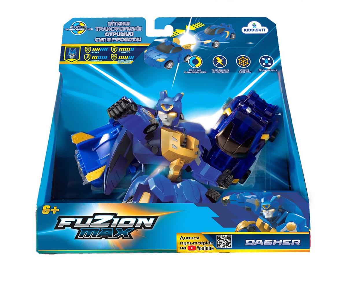 

Ігровий набір машинок-трансформерів FUZION MAX - ДАШЕР 54003