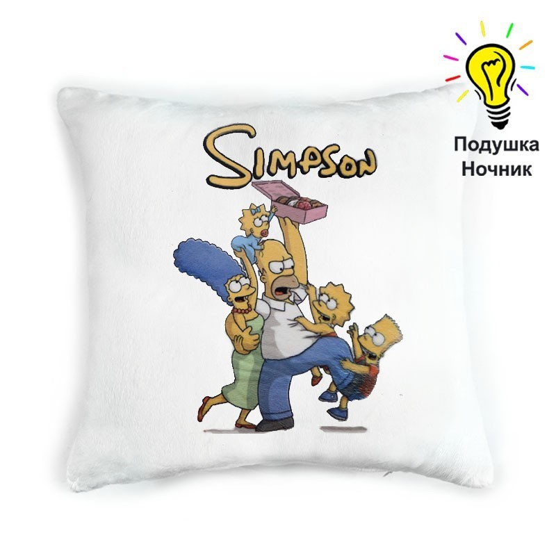 

Подушка ночник светильник Simpson Симпсон