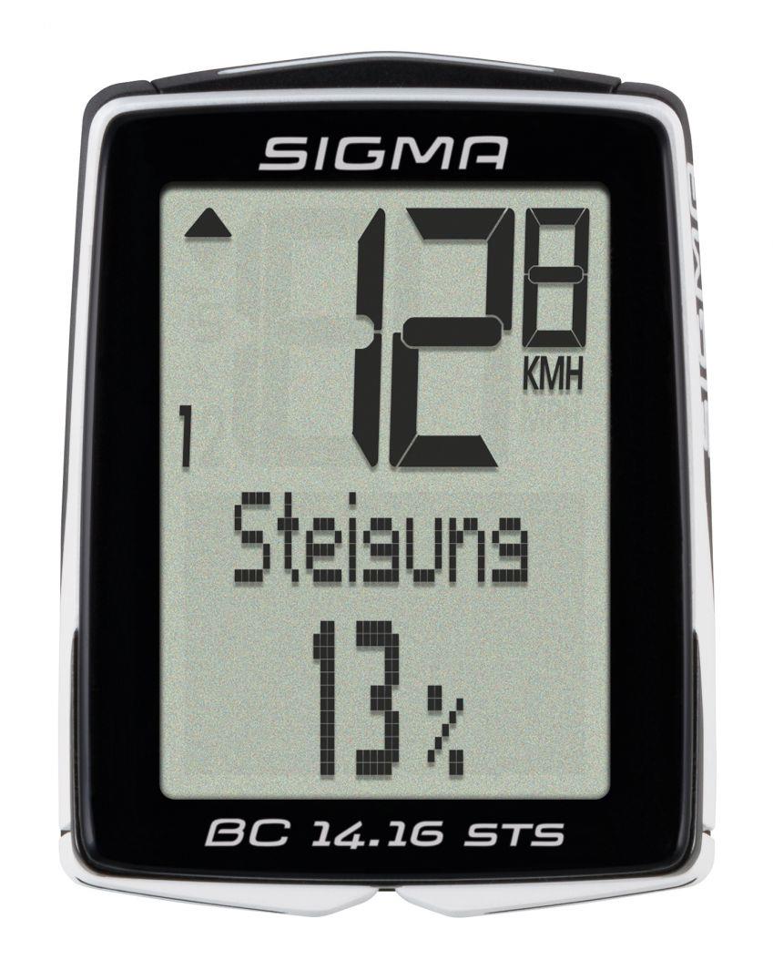 

Велокомпьютер Sigma BC 14.16 STS, беспроводной, черный (LIS141)