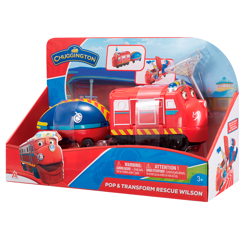 

CHUGGINGTON: паровозик Вилсон с прицепом «Играй и трансформируй»