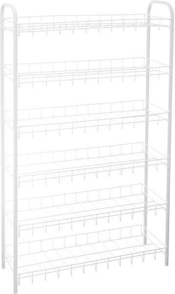 

Подставка для обуви 6-ти уровневая 23х64х104 см Белый