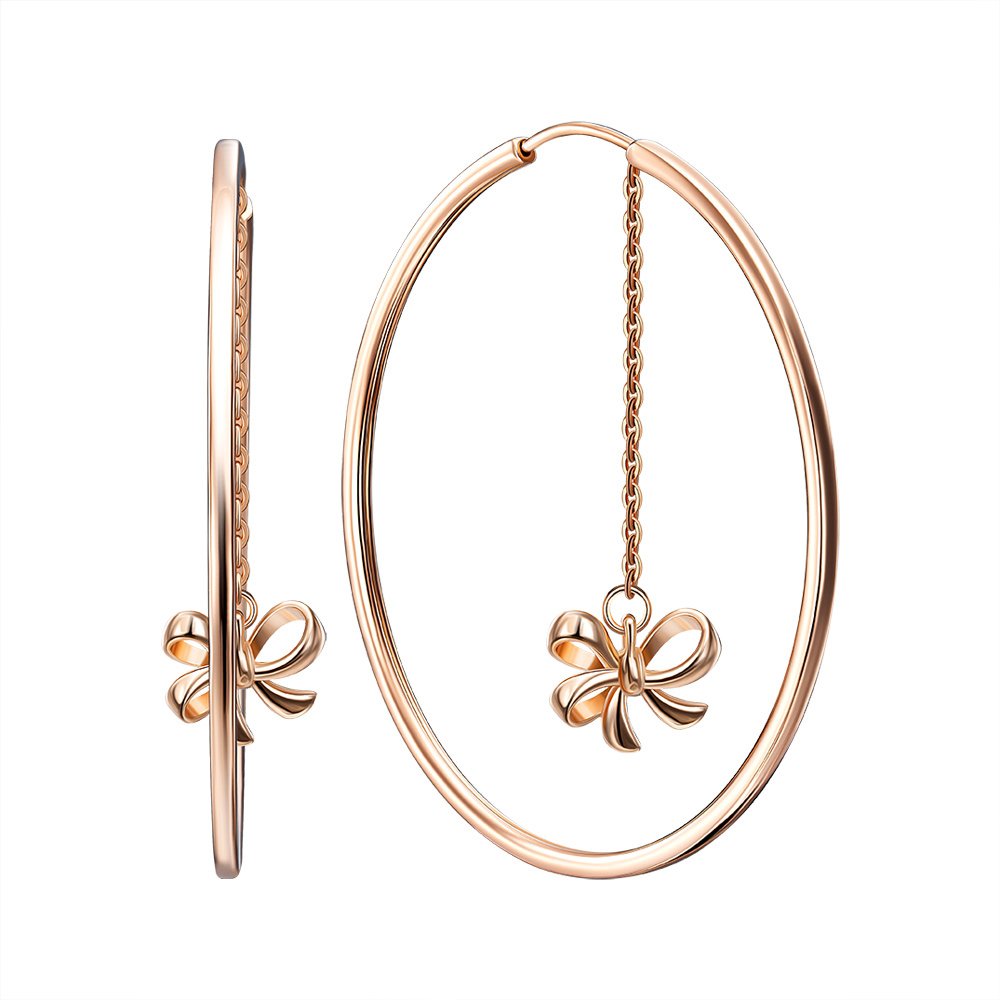 

Серьги-кольца из красного золота 000151494