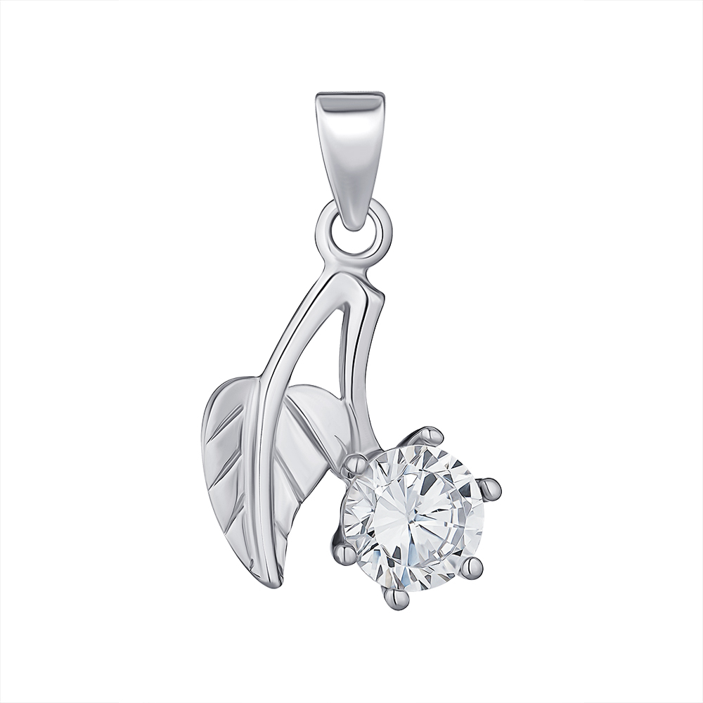 

Серебряная подвеска с фианитом 000147530