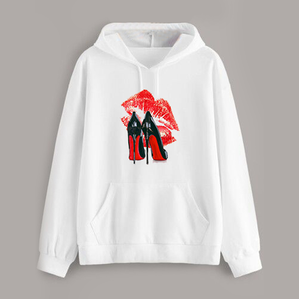 

Худи Love&Live LLP00202 Louboutin  Белое, Худи Love&Live LLP00202 Louboutin L Белое