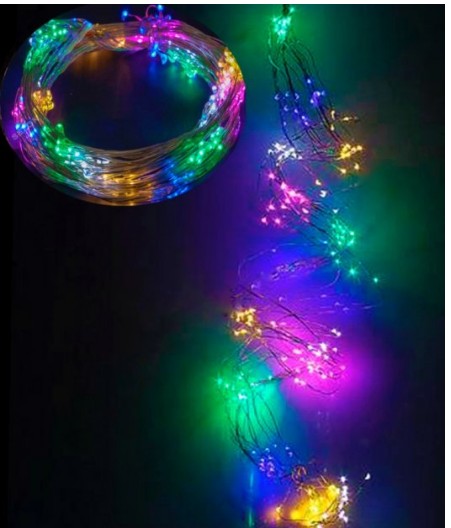 

Новогодняя Гирлянда роса 200LED Конский Хвост Garland RD-9019 Микс (М-13874)