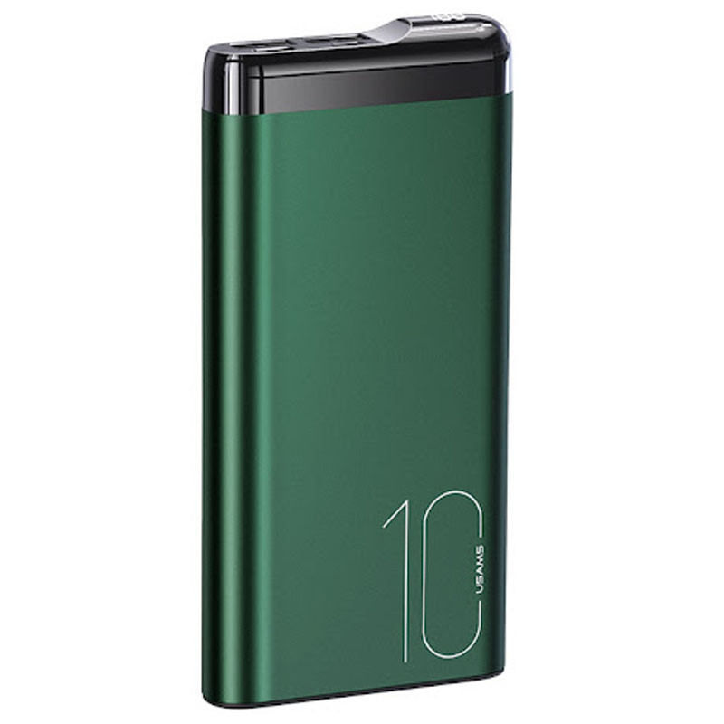 

Портативное зарядное устройство Power bank Usams US-CD148 PB55 Alloy Digital Display 10000mAh Темно-зеленый