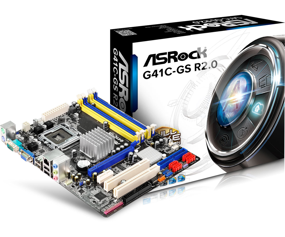 

Материнская плата ASRock G41C-GS R2.0 Socket775 (G41C-GS R2.0) Over-Stock