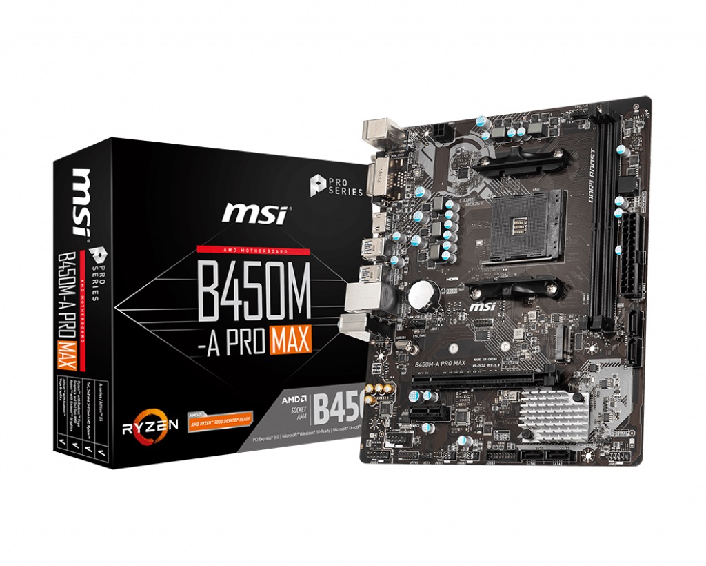 

Материнская плата MSI B450M-A Pro Max Socket AM4 (B450M-A Pro Max)