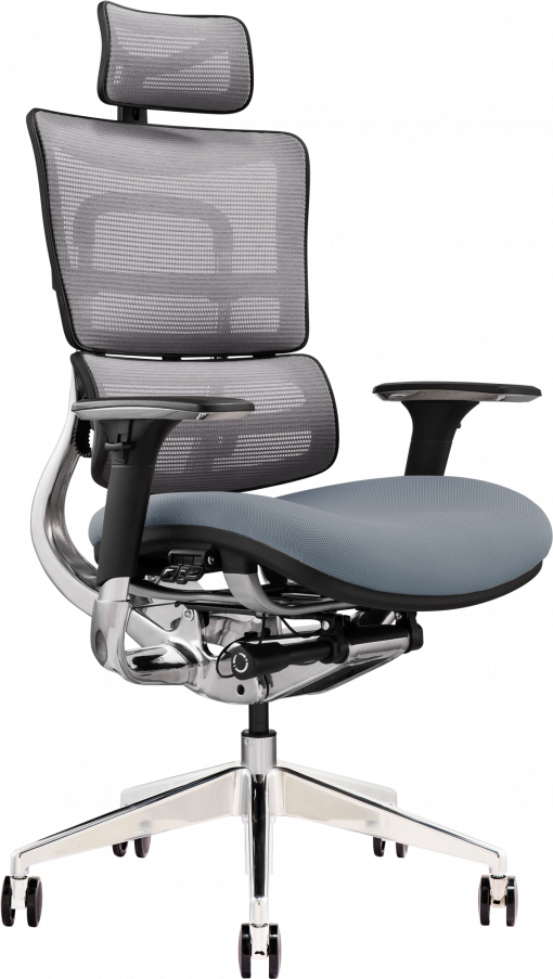 

Кресло GT RACER X-801 Bright Gray (W-20, B-40)