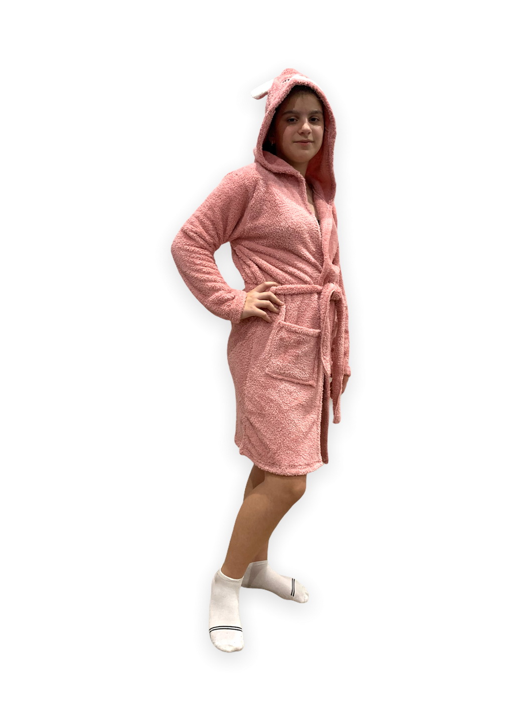 

Халат HOMEWEAR / розовый OM1-20012, Халат HOMEWEAR L/XL розовый OM1-20012