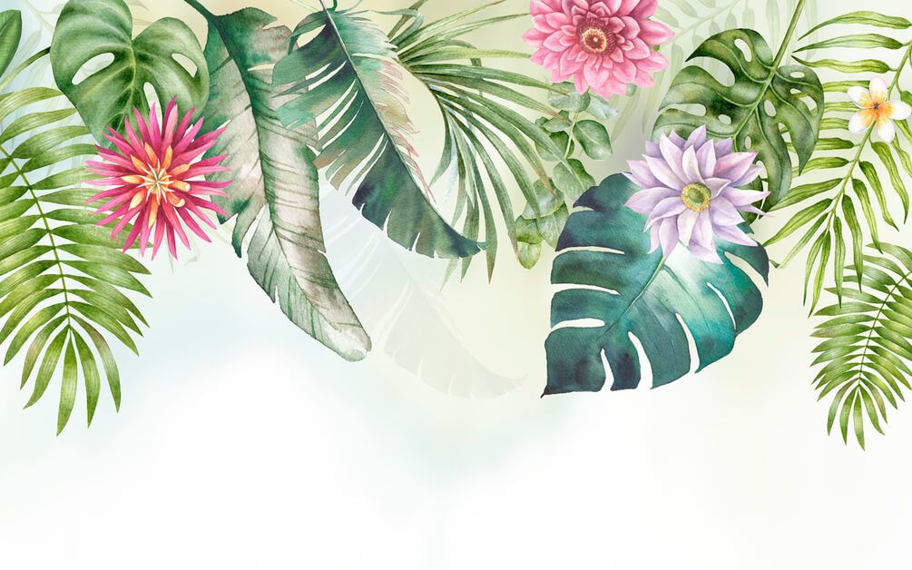 

Фотообои Арт-Обои Цветы в джунглях №46812 Мелкий песок