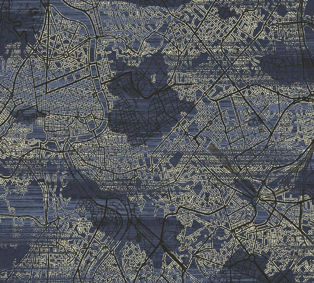 

Фотообои Арт-Обои Схема города №47779 Лоск