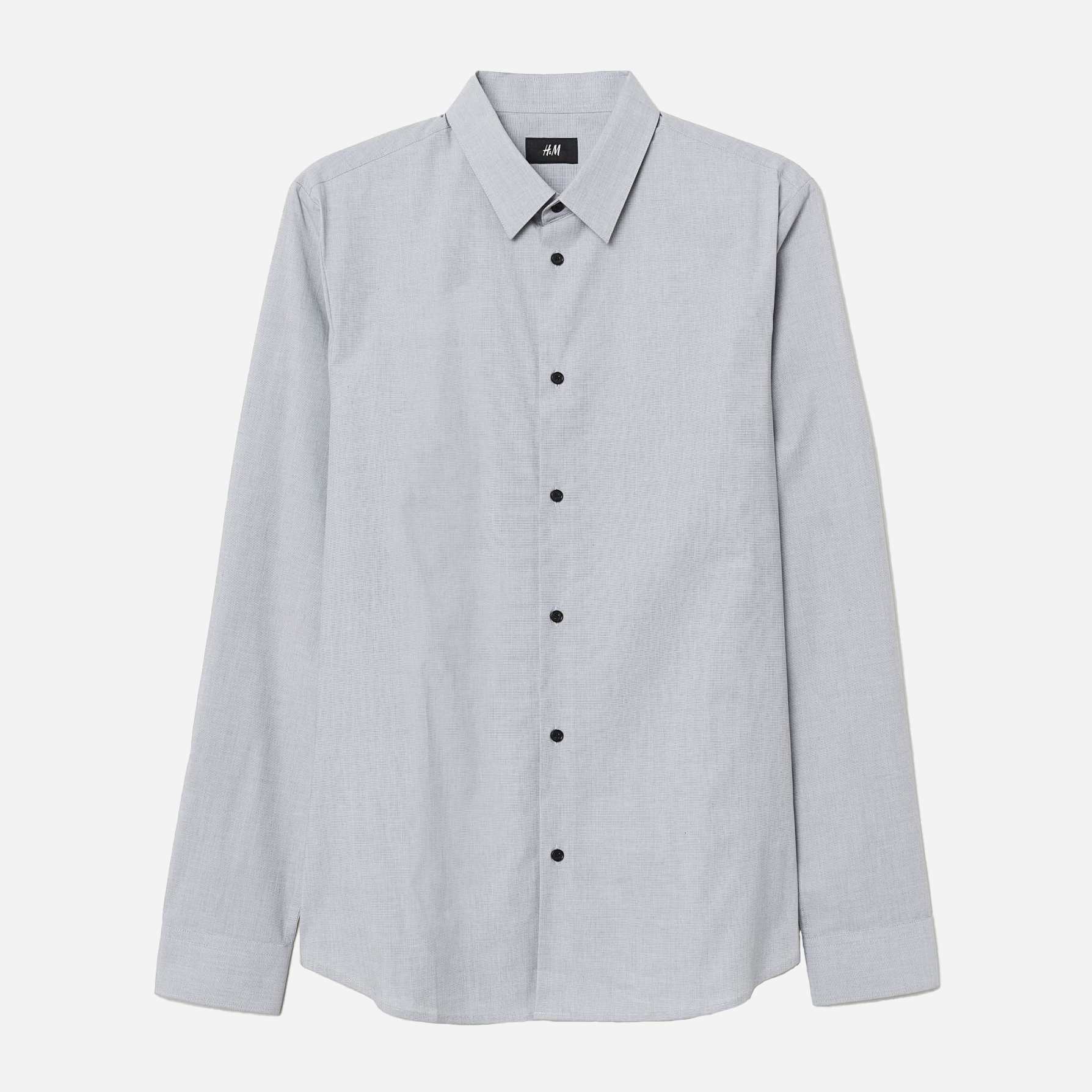 

Рубашка H&M 6183190 XL Светло-серая