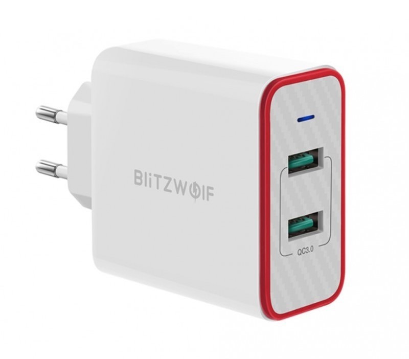 

Зарядное устройство BlitzWolf BW-PL3 Quick Charge Qualcomm 3.0 FCP 36W White