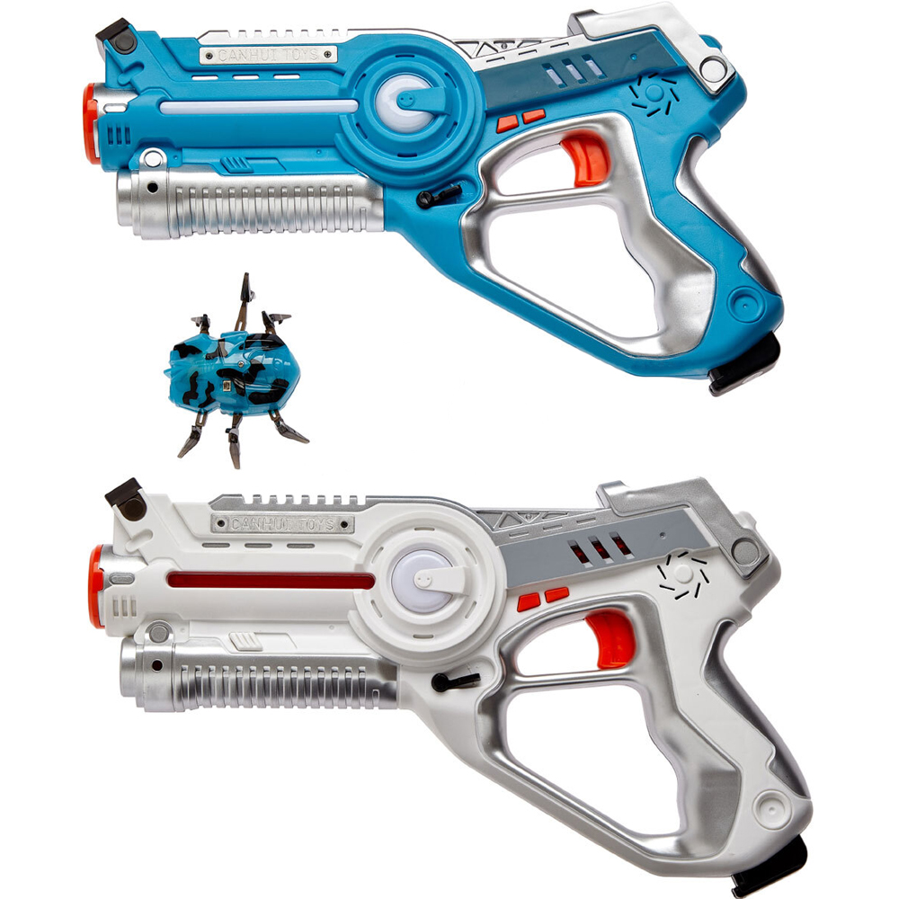 

381.00.09 Набор лазерного оружия Canhui Toys Laser Guns CSTAR-03 BB8803G (2 пистолета + жук)