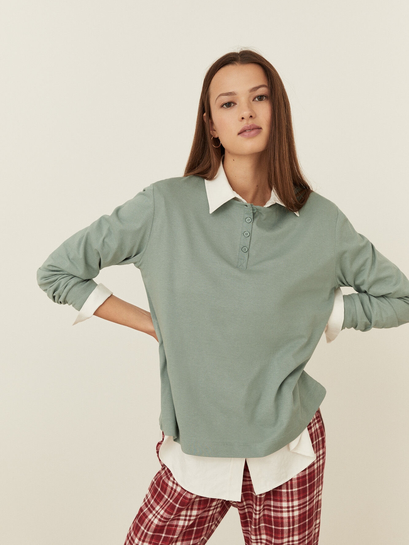 

Пижамный лонгслив Women'Secret 3272242-28  Зеленый, Пижамный лонгслив Women'Secret 3272242-28 XL Зеленый