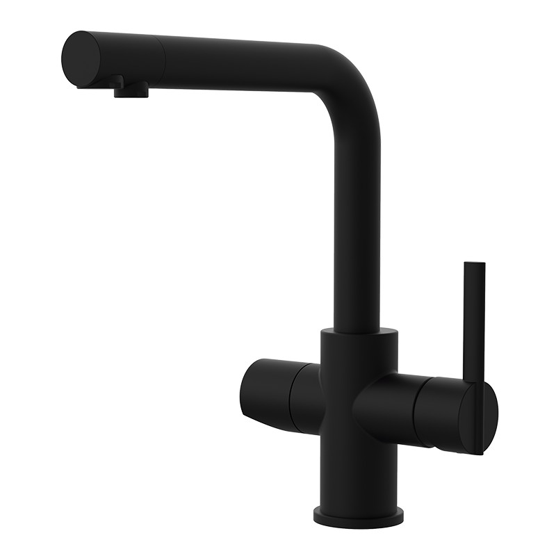 

Змішувач для кухні Kitchen Black, чорний матовий (51831512) TM GRB