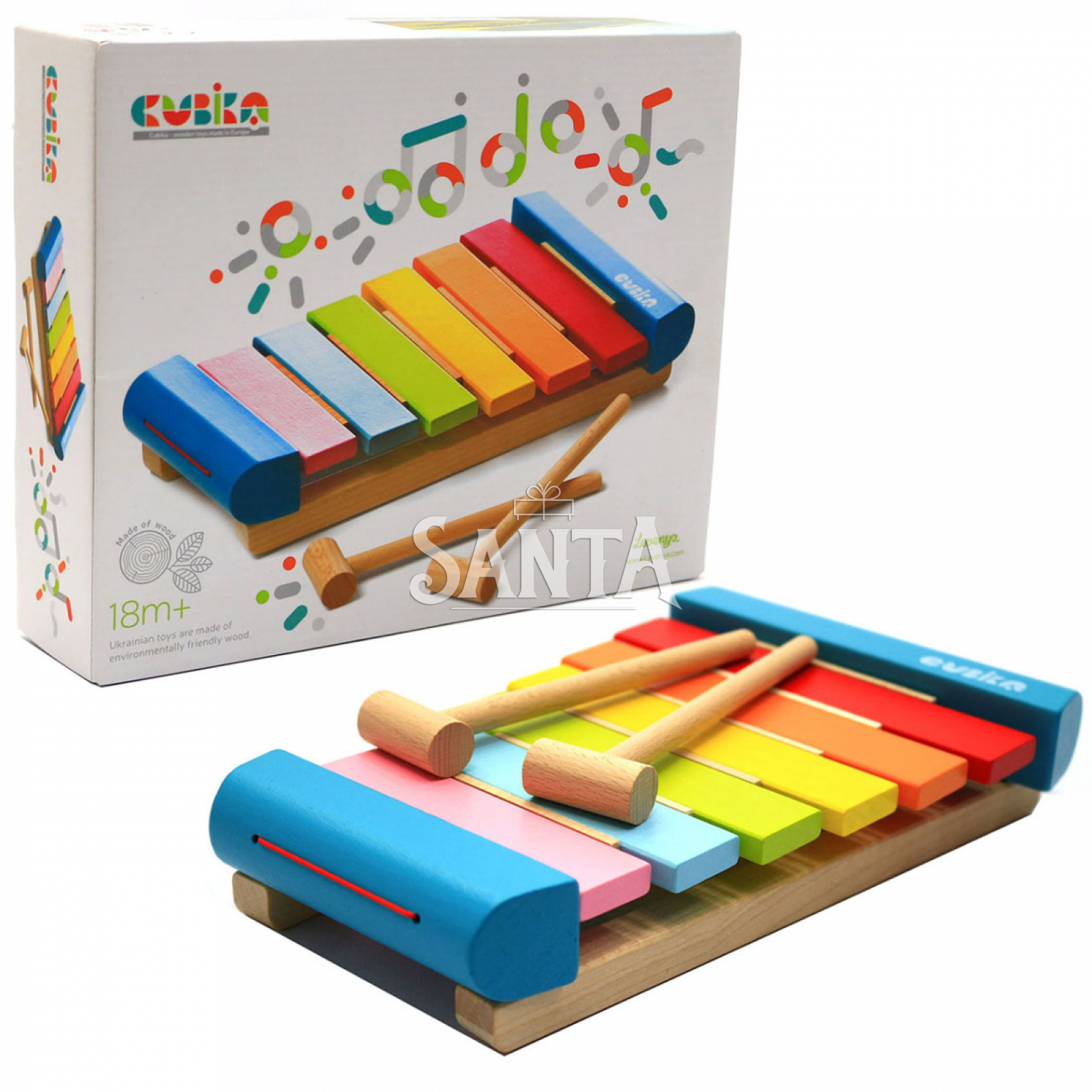 

Деревянная игрушка Ксилофон Cubika LKS-2 (14033)