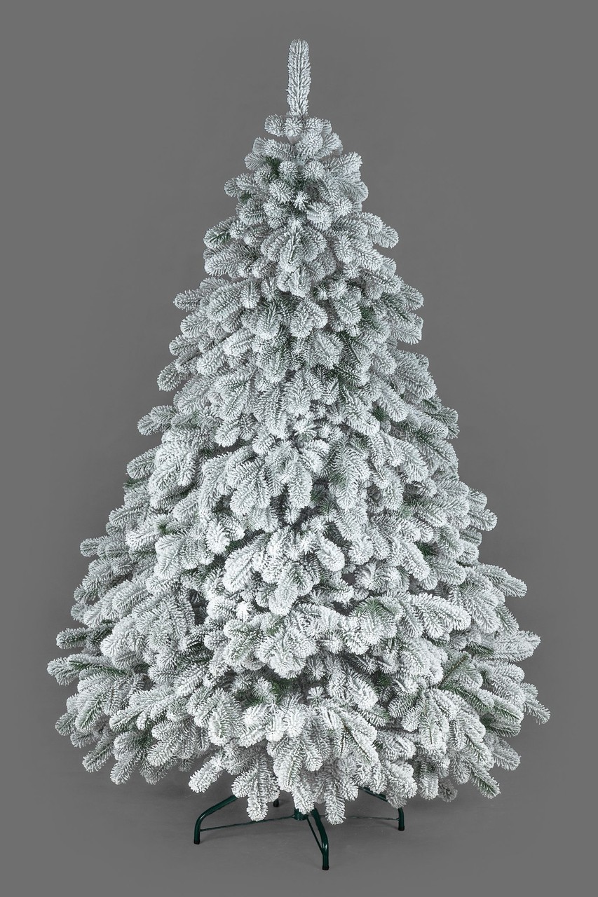 

Искусственная елка Ковалевская заснеженная пушистая и густая хвоя (высота - 2.10 м)