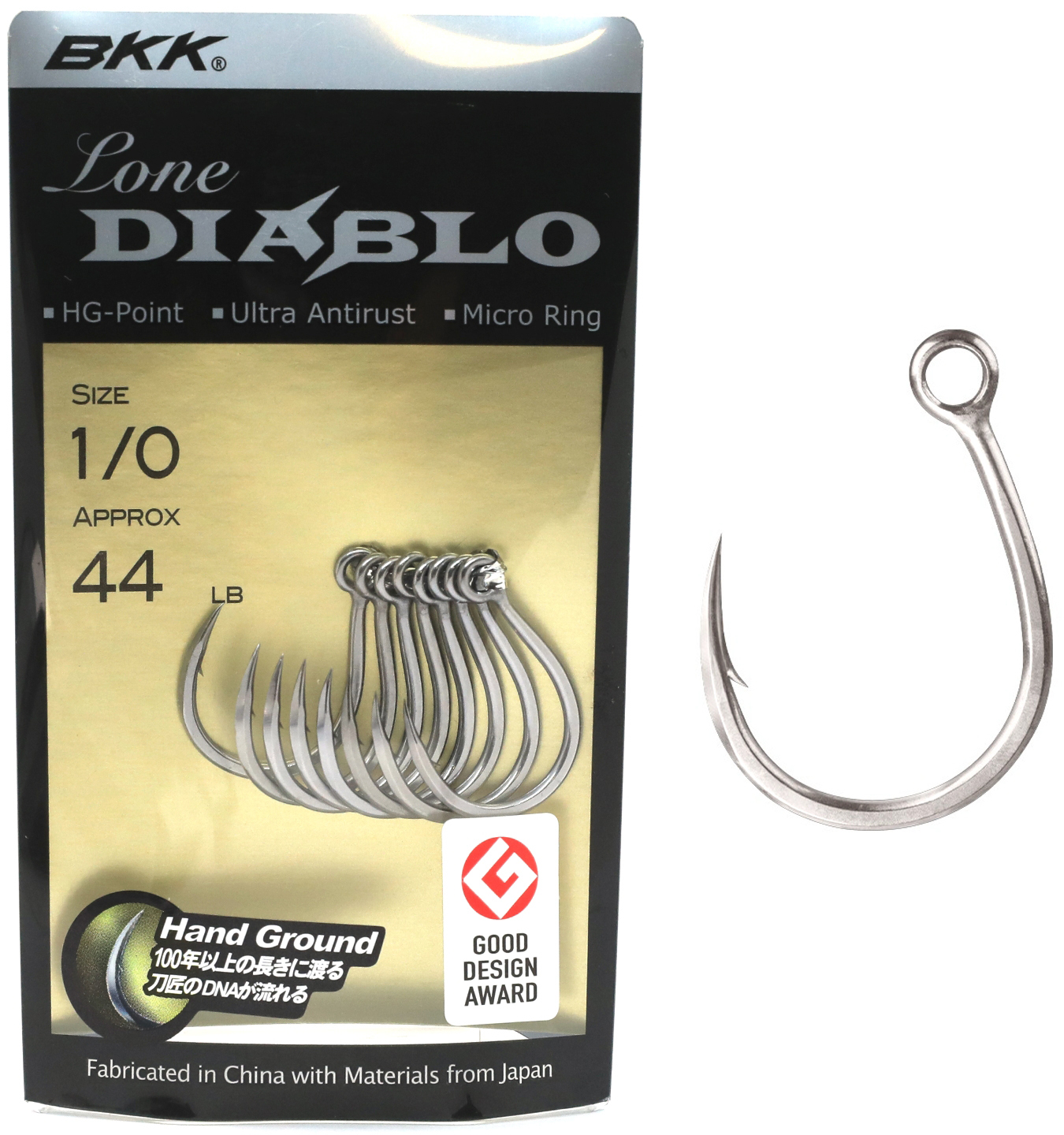 

Крючки BKK Lone Diablo 1/0 4 г 8 шт (A-ES-8911)