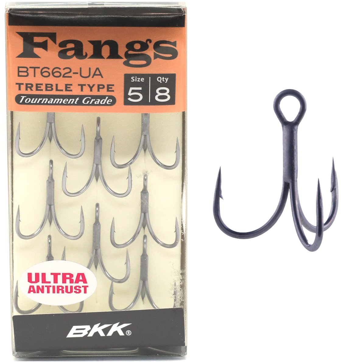 

Крючки BKK Fangs-62 UA 5 4 г 8 шт (A-ET-6217)