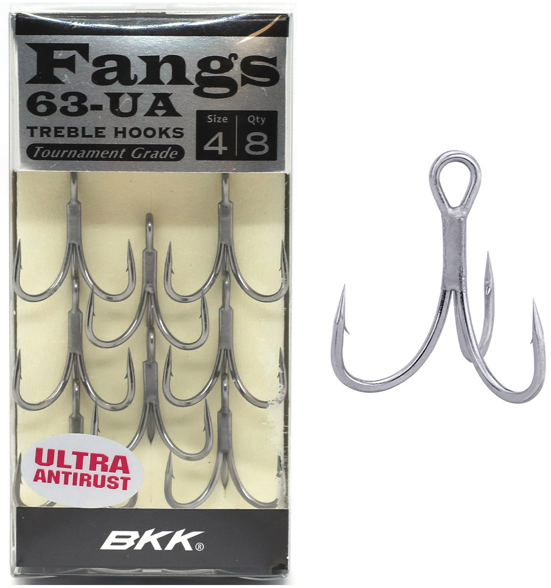 

Крючки BKK Fangs-62 UA 4 4 г 8 шт (A-ET-6318)