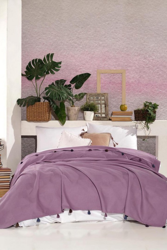 

Плед однотонный Diva Ziller Purple 220x230 020072144