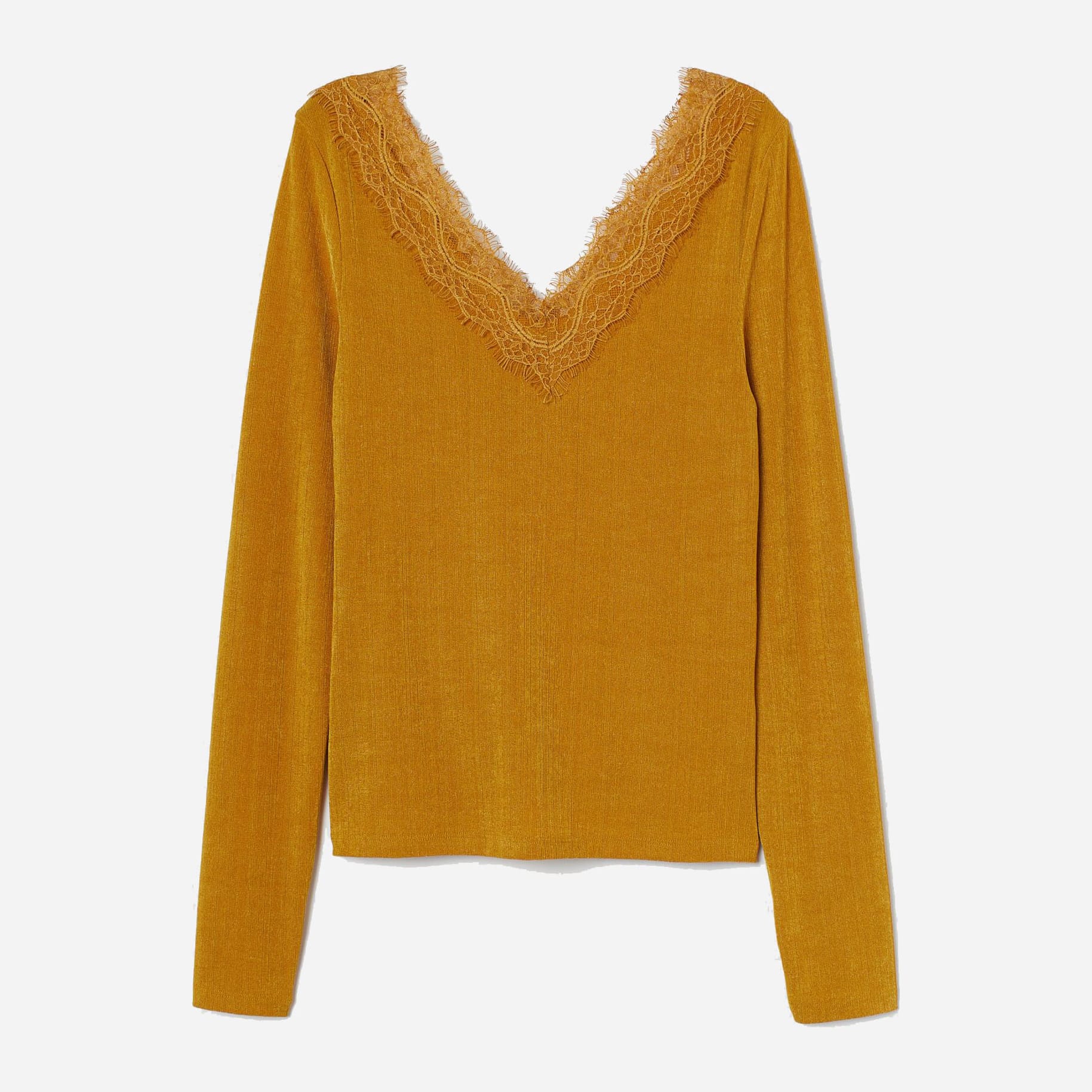 

Лонгслив H& 1011-615141  Горчичный, Лонгслив H&M 1011-615141 M Горчичный