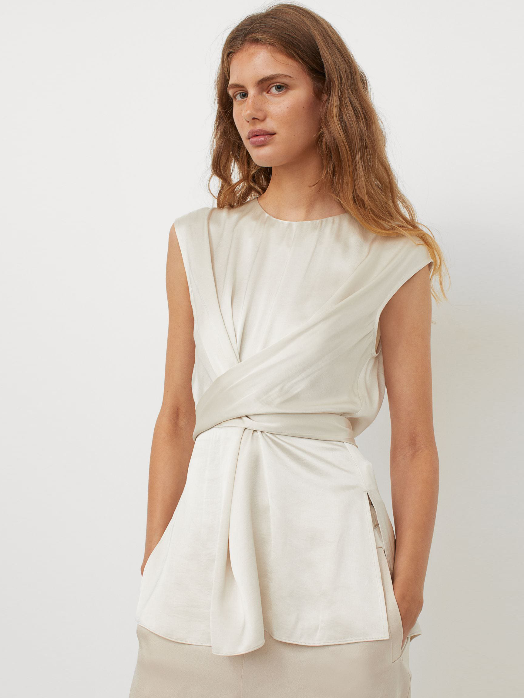 

Блузка H& 1011-974994  Кремовая, Блузка H&M 1011-974994 M Кремовая