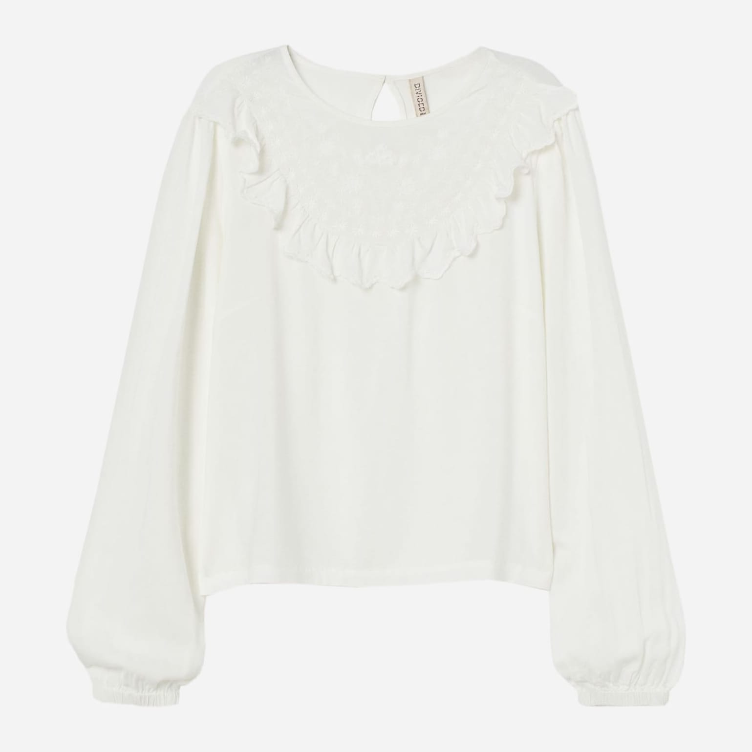

Блузка H&M 1211-8492471  Белая, Блузка H&M 1211-8492471 38 Белая
