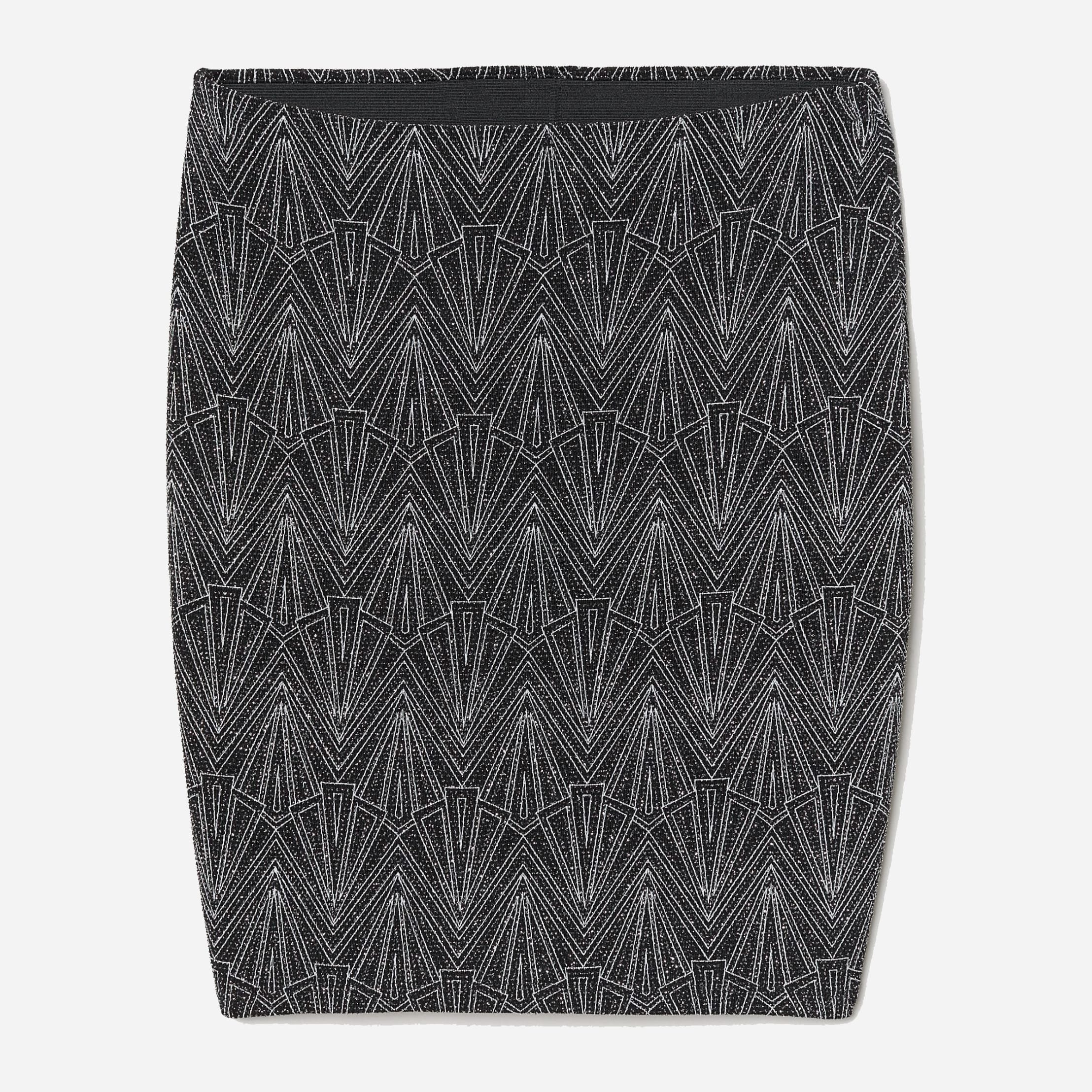 

Юбка H&M 6407358  Черная с серебристым, Юбка H&M 6407358 XS Черная с серебристым