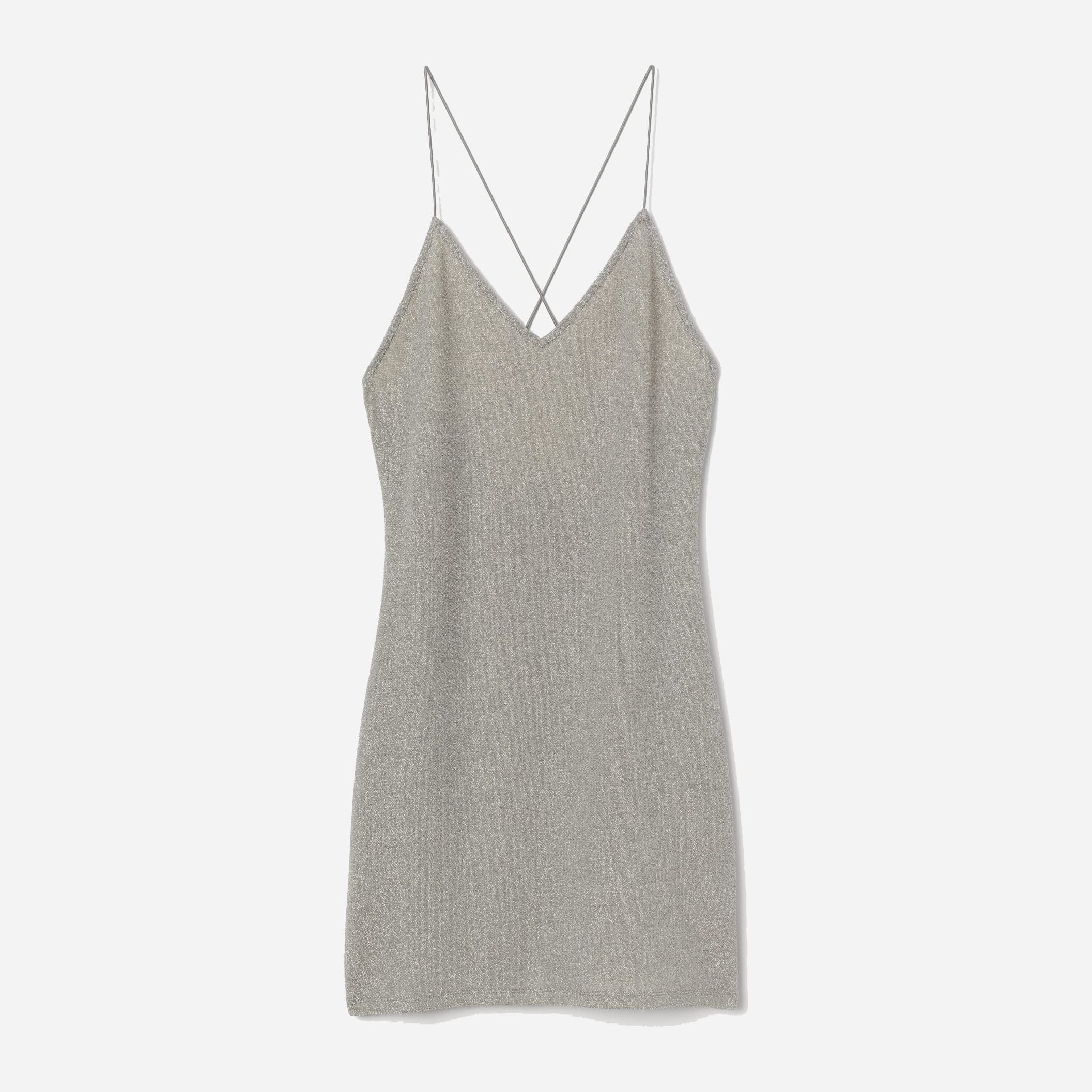 

Платье H&M 1011-8724531 XS Серебристое