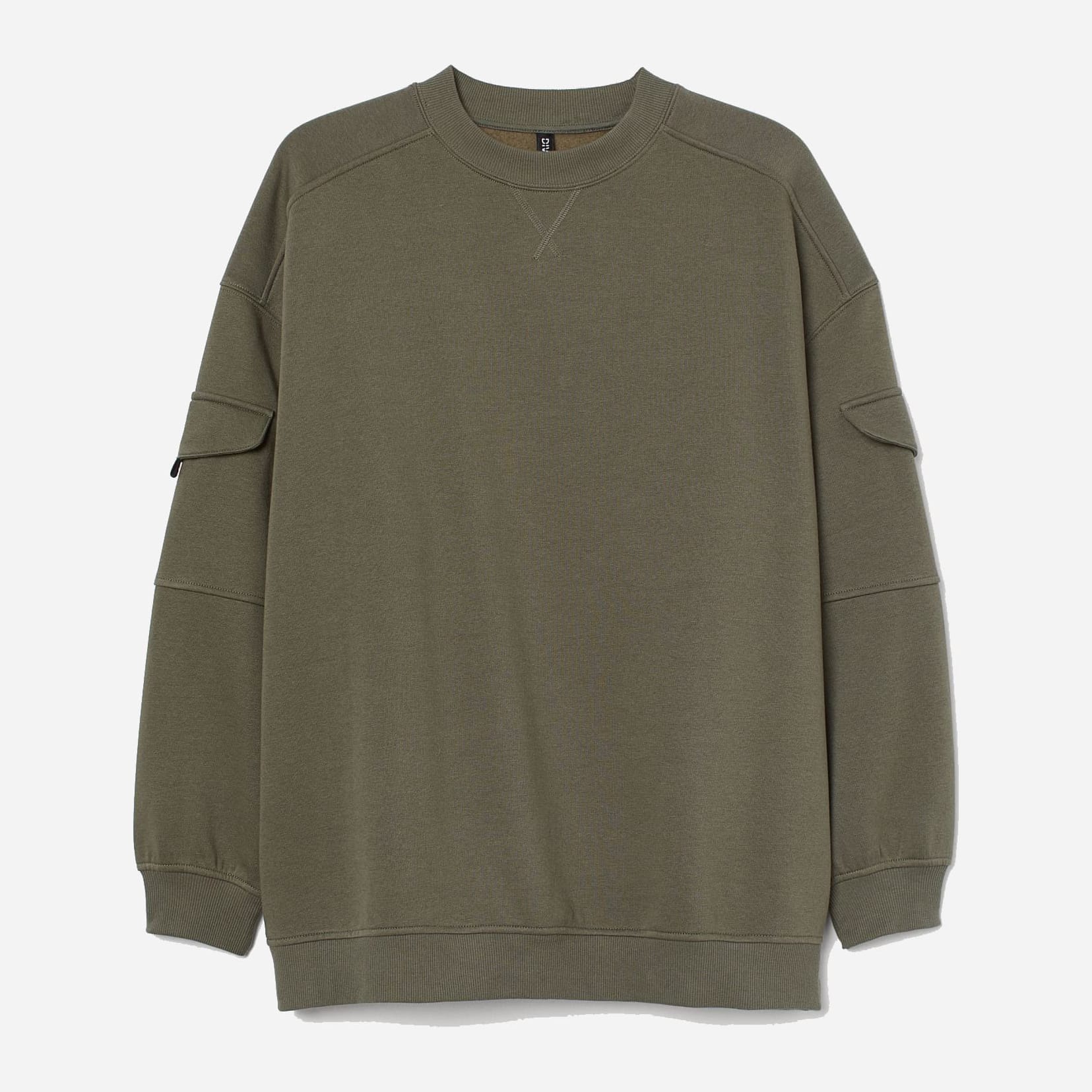 

Свитшот H&M 1211-8691311  Зеленый хаки, Свитшот H&M 1211-8691311 XL Зеленый хаки