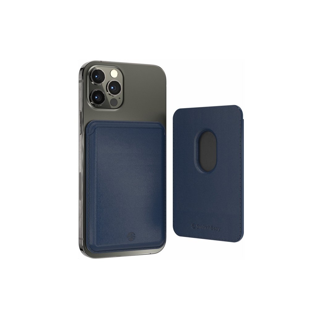 

Магнитный карман-кошелек Switcheasy MagWallet для iPhone 12/12 Pro/12 Pro Max/13/13 Pro/13 Pro Max синий (GS-103-168-229-142)