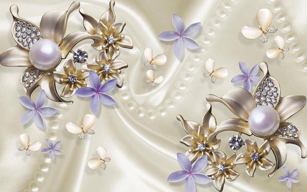 

Фотообои Walldeco Брошь с жемчугом №33786 Лоск