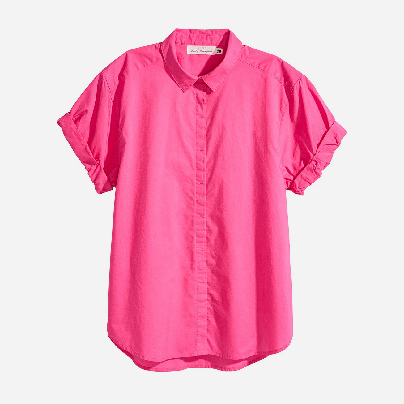 

Рубашка H&M 0474375_01  Малиновая, Рубашка H&M 0474375_01 32 Малиновая