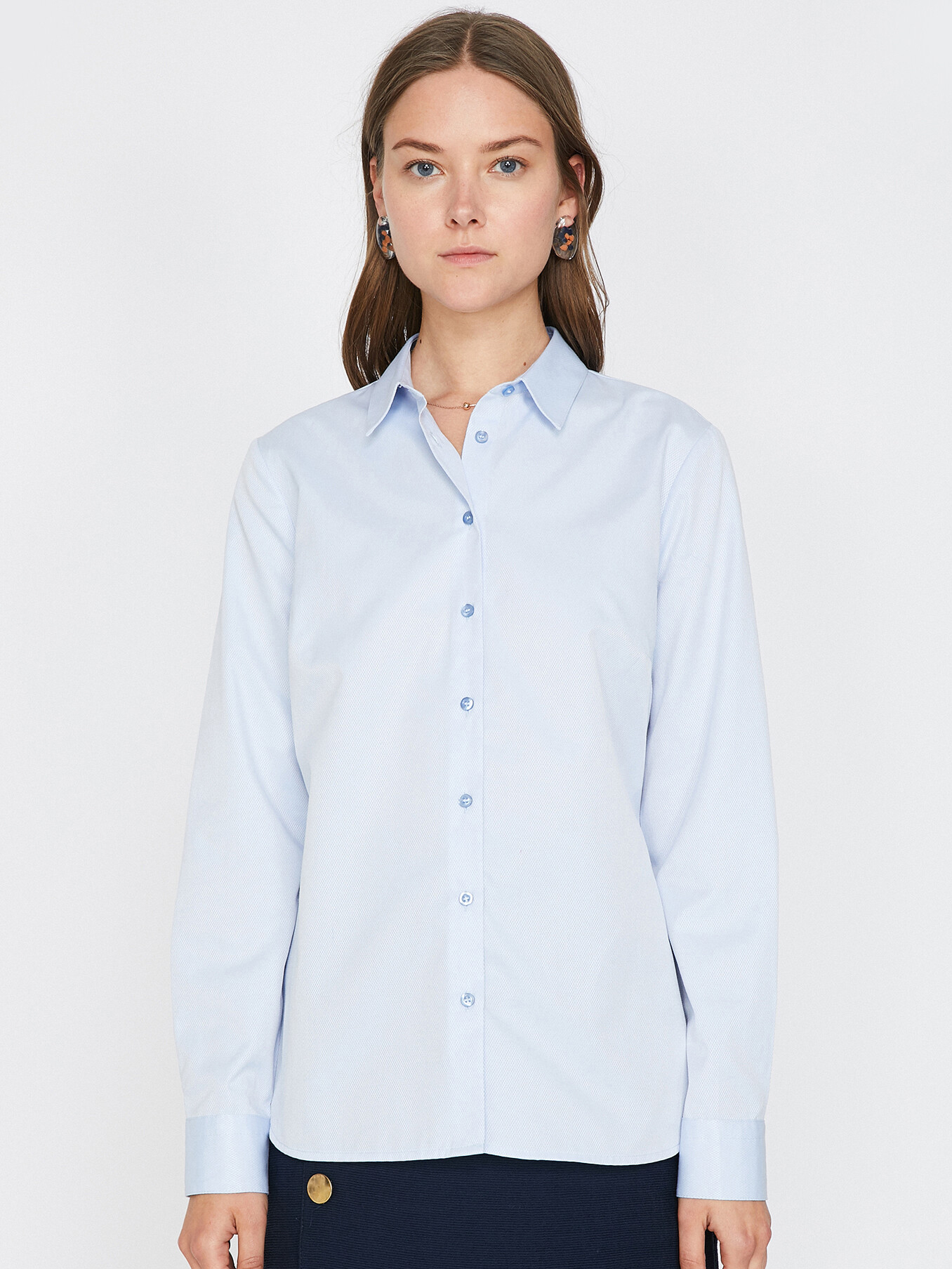 

Рубашка Koton 0KAK62440YW-610 44 Lblue