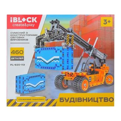 

Конструктор IBLOCK PL-920-113 СТРОЙКА, 460 дет., Інструкція на укр яз, в собран.кор 41 * 35 * 6 (2000904495726)