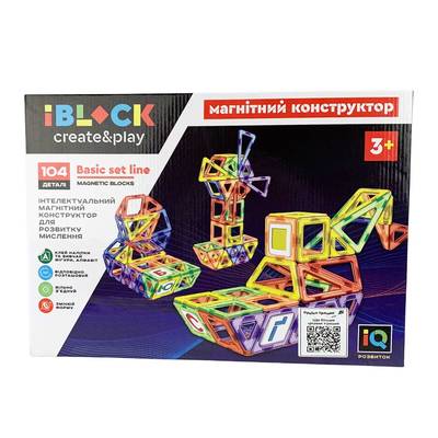 

Магнитный контруктор IBLOCK 104 детали (PL-920-10) (10-559035)