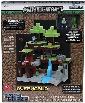

Игровой набор "Мир Майнкрафта. Overworld", 31 деталь, 2 фигурки - Jada (20-1035566)