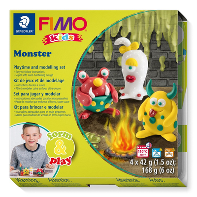 

Набор пластики Fimo kids Монстр (8034 11) (10-568886)