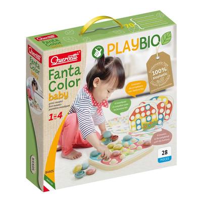 

Игрушка-мозаика Quercetti Play Bio Fantacolor baby 21 элемент (84405-Q) (10-560006)