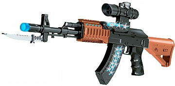 

Автомат "AK47" свето-звуковой, черный - ZIPP Toys (20-1021600)